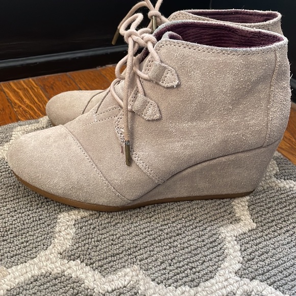 TOMS Wedge Boots Size 8.5 Women’s - Picture 4 of 5